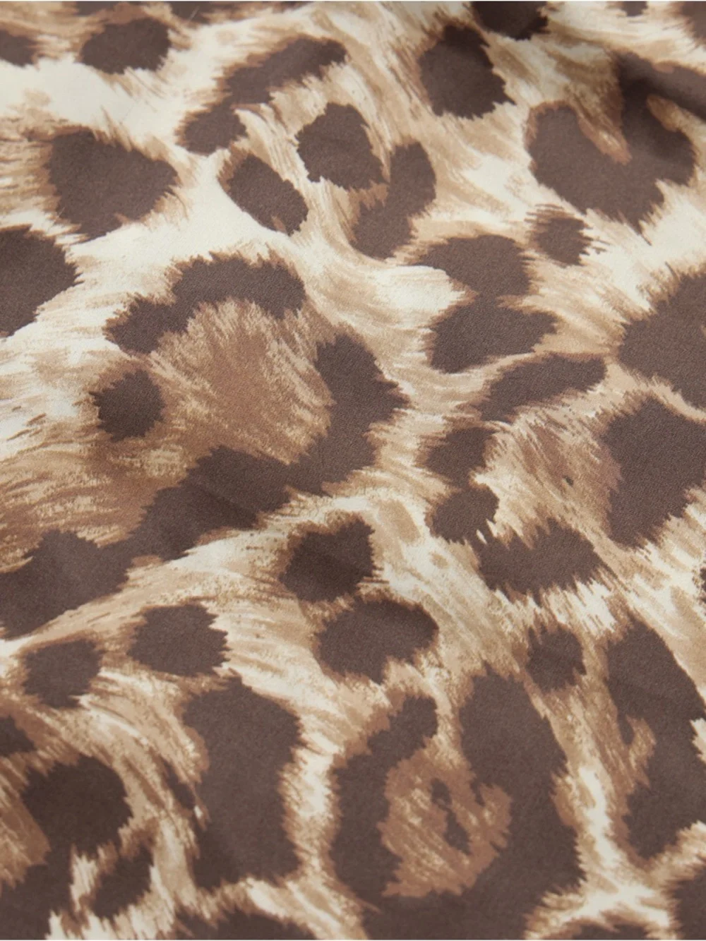 Leopard Print Button Down Shirt Long Sleeve Collared Casual Blouse NWT Small - Picture 7 of 8
